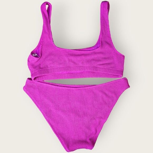 Good American NWT Always Fit Fuschia Bikini Set - Picture 3 of 9
